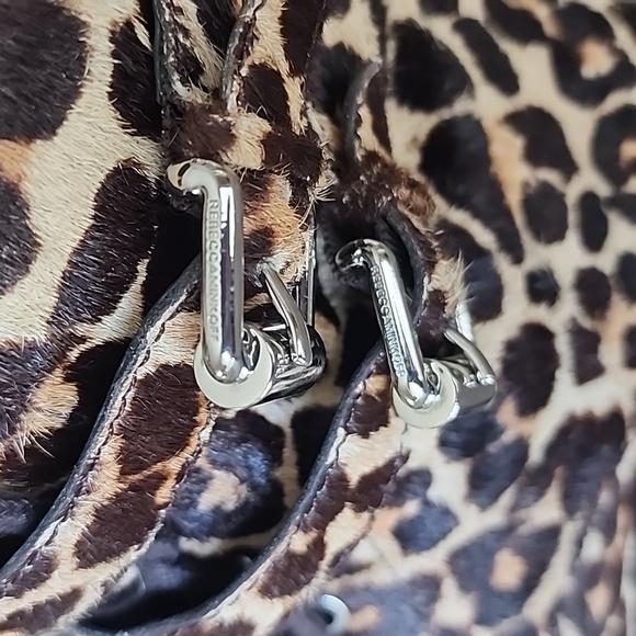 NEW! REBECCA MINKOFF Jaiden Cowhide  Animal Print Combat Boots Size 10 - Picture 5 of 12